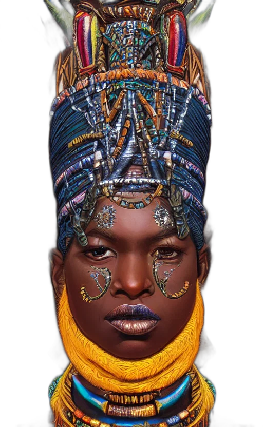face, crown, hat, jewelry, concept art, photorealistic, fantasy art, 3d render transparent PNG cut-out