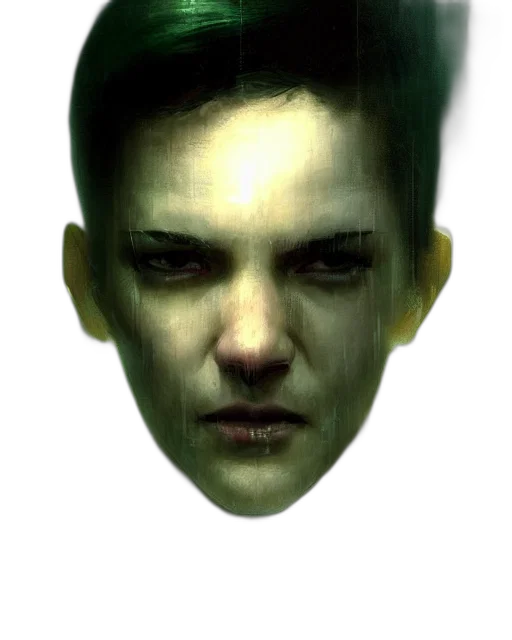 face, mask, creature, robot, photorealistic, 3d render, concept art, cyberpunk transparent PNG cut-out