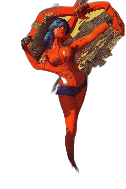weapon, robot, staff, concept art transparent PNG cut-out