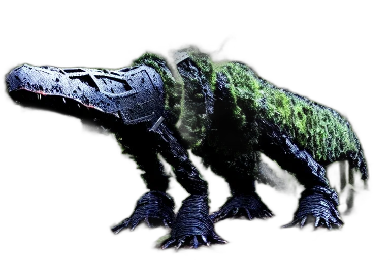 dragon, animal, creature, staff transparent PNG cut-out