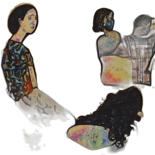 jewelry, dress, watercolor, concept art, pixel art, oil painting, fire, outer space transparent PNG cut-out