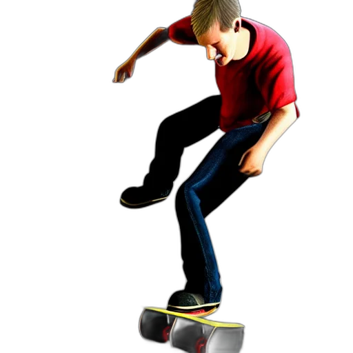 shoes, robot, 3d render, photorealistic transparent PNG cut-out