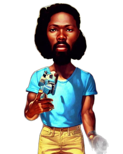 staff, weapon, robot, face transparent PNG cut-out