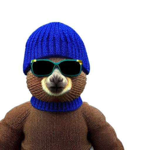 hat, animal, jacket, creature transparent PNG cut-out
