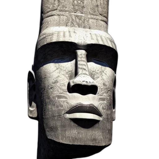 mask, face, staff, crown, photorealistic, concept art, 3d render, fantasy art transparent PNG cut-out