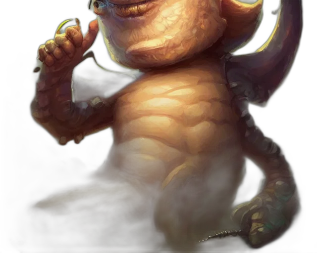 creature, dragon, face, animal, fantasy art, concept art, photorealistic, 3d render transparent PNG cut-out
