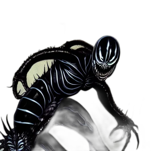 creature, animal, mask, robot, concept art, comic book art, fantasy art, 3d render transparent PNG cut-out
