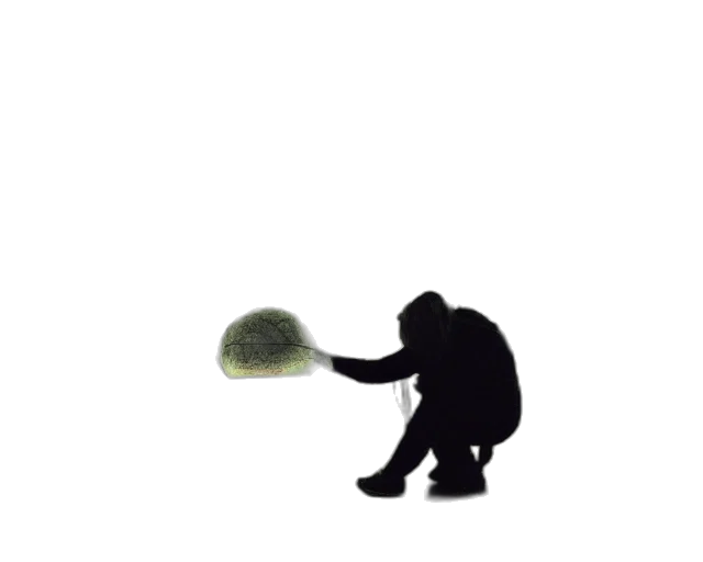 hat, staff, umbrella, mask transparent PNG cut-out