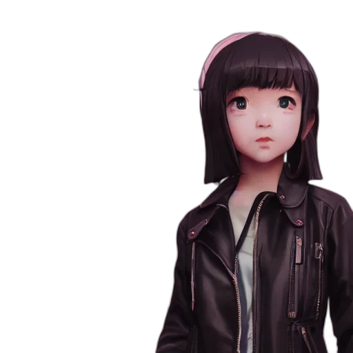 jacket, robot, 3d render, concept art transparent PNG cut-out