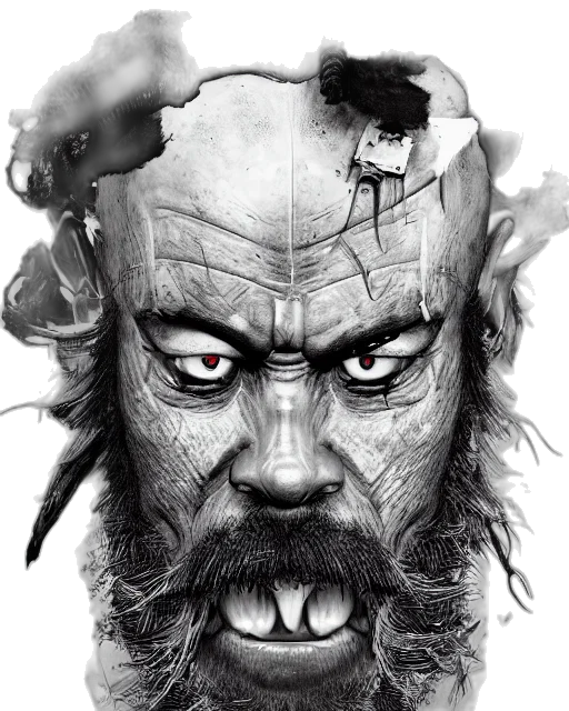 face, mask, staff, photorealistic, concept art, comic book art, fantasy art, highly transparent PNG cut-out