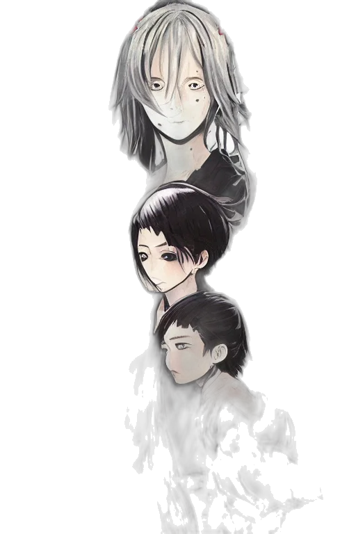 mask, staff, crown, hair transparent PNG cut-out