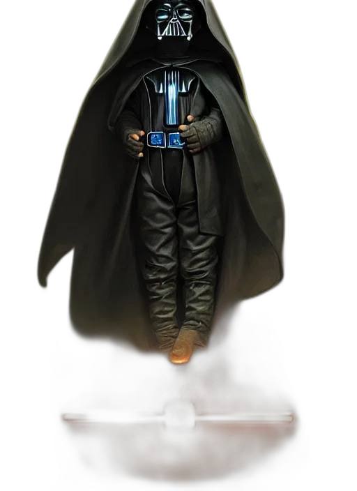 concept art, 3d render, perfectly, centered, portrait, kid, wearing, black transparent PNG cut-out