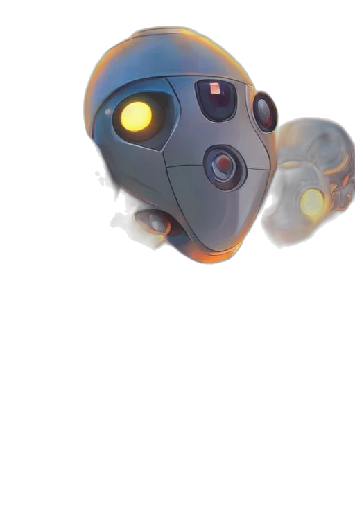 robot, weapon, mask, creature transparent PNG cut-out