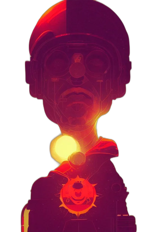robot, face, mask, staff transparent PNG cut-out