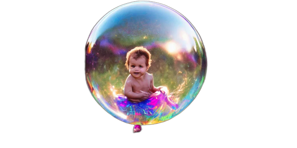 umbrella, creature, photorealistic, 3d render, oil painting, outer space, adorable, human transparent PNG cut-out