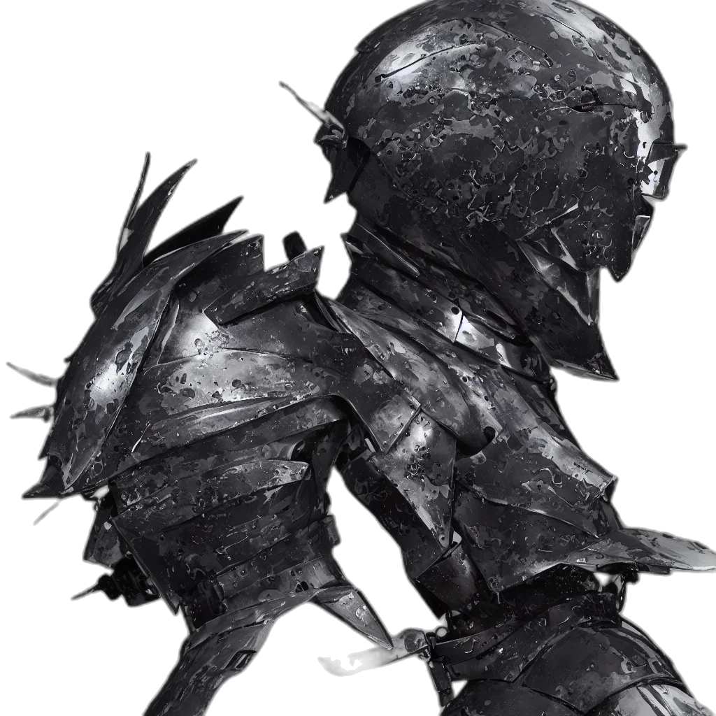 sword, robot, mask, weapon transparent PNG cut-out