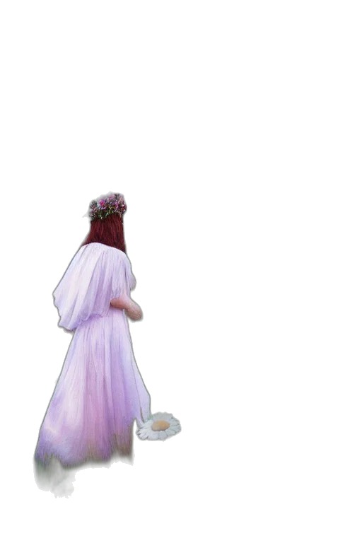 dress, crown, sword, staff transparent PNG cut-out
