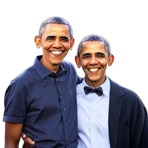 staff, portrait, obama, teams transparent PNG cut-out