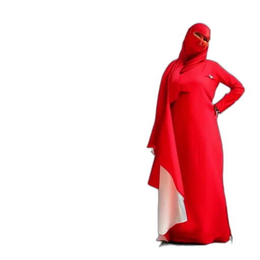 dress, jacket, umbrella, 3d render transparent PNG cut-out