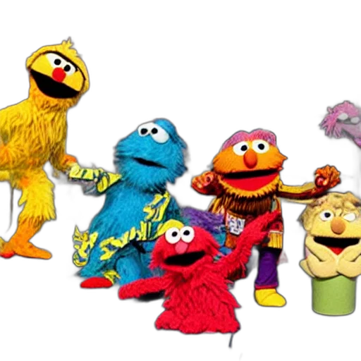 staff, sesame, street, characters transparent PNG cut-out