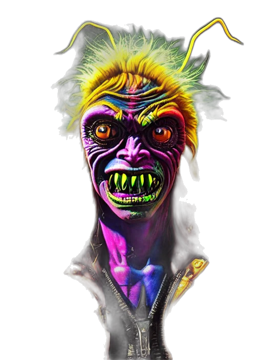 face, creature, mask, staff, concept art, comic book art, fantasy art, watercolor transparent PNG cut-out