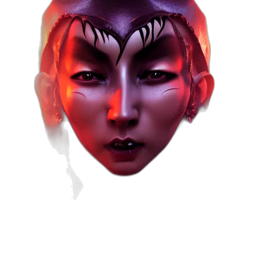 mask, face, crown, creature transparent PNG cut-out