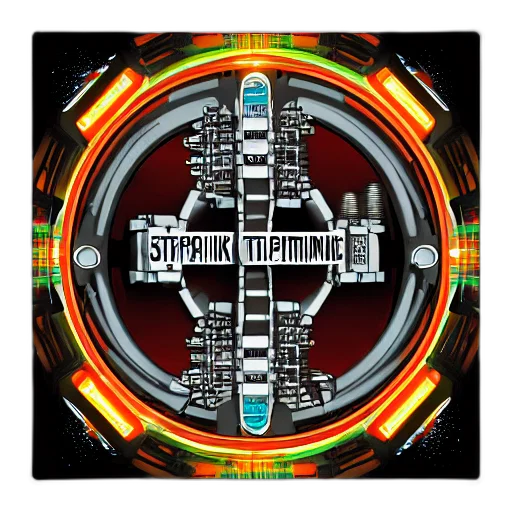 sticker, rock, band, name, text, tripmachine, render, huge transparent PNG cut-out
