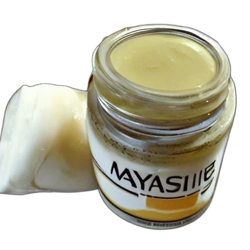 food, mask, photorealistic, mayonnaise transparent PNG cut-out
