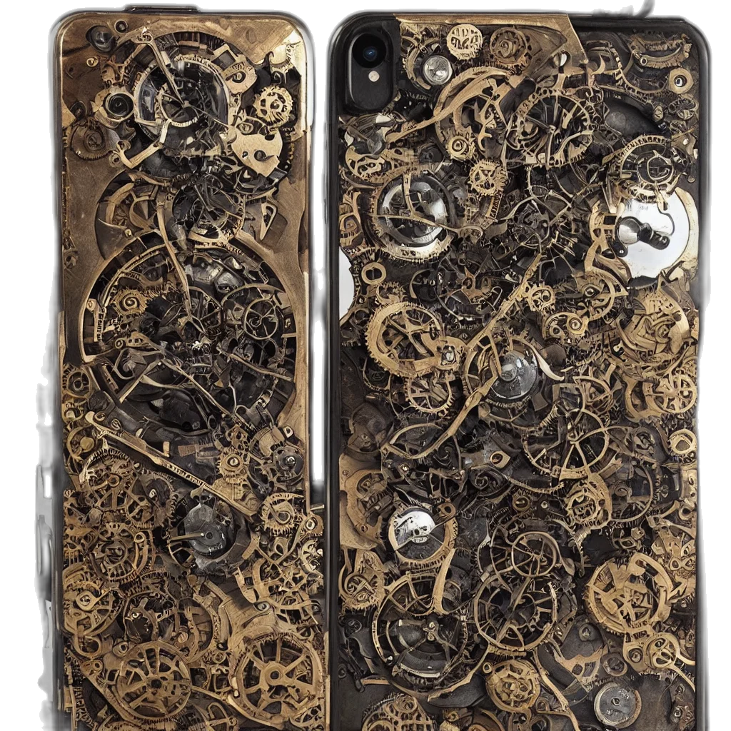 jewelry, jacket, steampunk, iphone transparent PNG cut-out