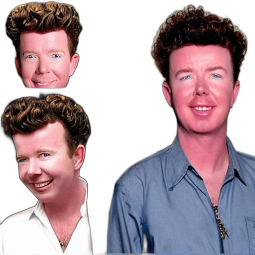 hair, face, photorealistic, cartoon transparent PNG cut-out