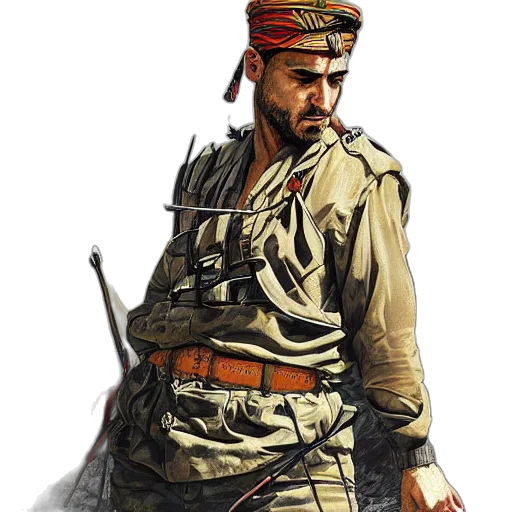 staff, weapon, concept art, photorealistic, comic book art, oil painting, red, kurdish transparent PNG cut-out