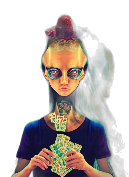mask, face, robot, creature, concept art, comic book art, fantasy art, cyberpunk transparent PNG cut-out