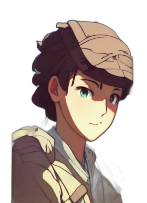 hat, staff, face, crown, anime, pixel art, cartoon, concept art transparent PNG cut-out