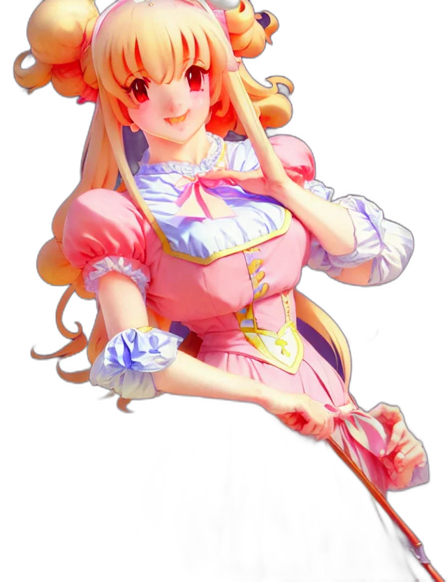 staff, dress, crown, pixel art transparent PNG cut-out