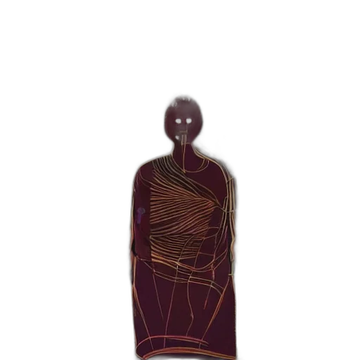 dress, mask, creature, jacket, concept art, pixel art, watercolor, vaporwave transparent PNG cut-out