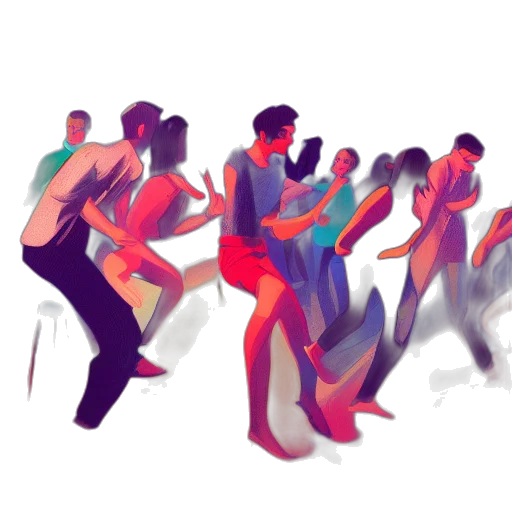 concept art, watercolor, neon, young transparent PNG cut-out