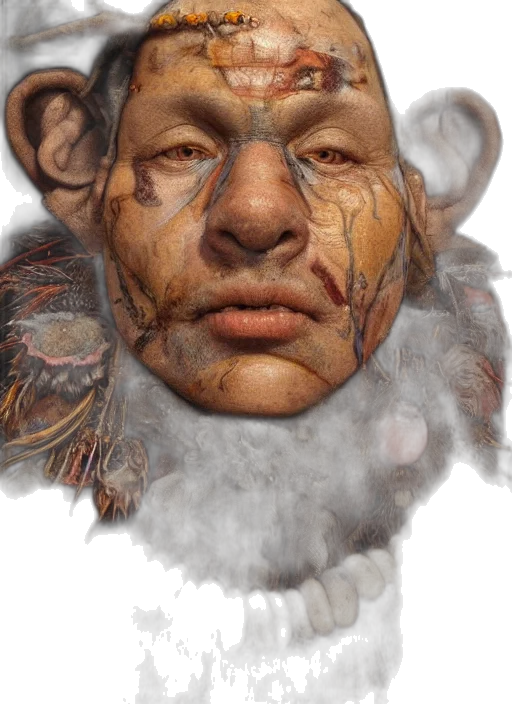 face, mask, creature, dragon transparent PNG cut-out