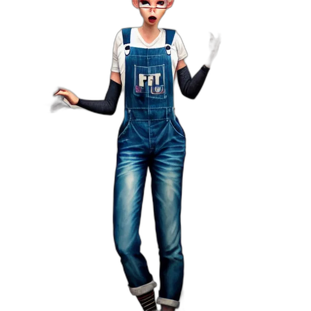 robot, concept art, 3d render, cartoon, pixel art, full, body, pose transparent PNG cut-out