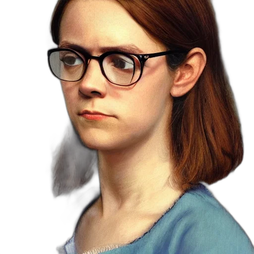 face, staff, hair, dress transparent PNG cut-out