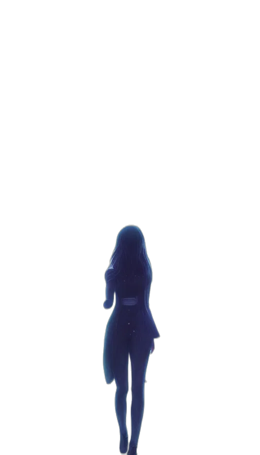 dress, jacket, hair, robot transparent PNG cut-out