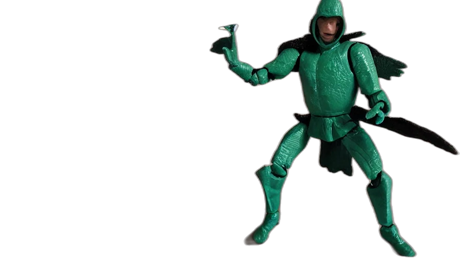robot, jacket, dragon, creature, 3d render, concept art, green, action transparent PNG cut-out