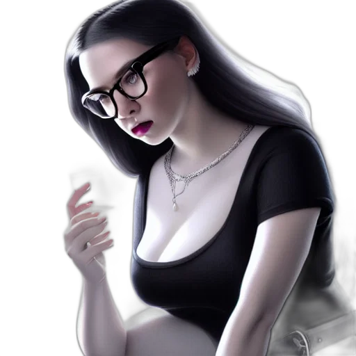 dress, jewelry, face, fantasy art transparent PNG cut-out