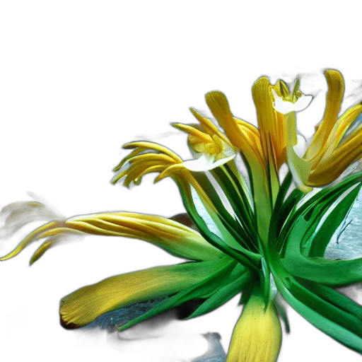 flower, crown, jewelry, photorealistic, 3d render, watercolor, concept art, underwater transparent PNG cut-out
