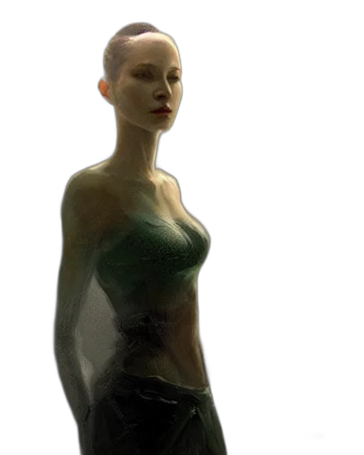 dress, robot, jewelry, face, concept art, 3d render, photorealistic, fantasy art transparent PNG cut-out