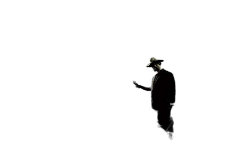hat, robot, staff, animal, concept art, comic book art, cartoon, pixel art transparent PNG cut-out