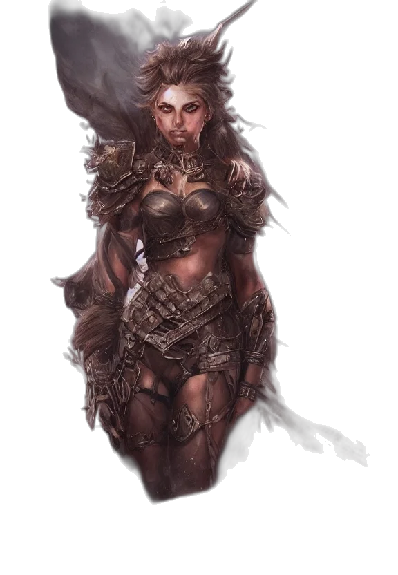 dress, fantasy art, concept art, comic book art transparent PNG cut-out