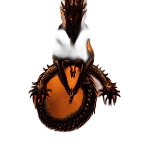 dragon, crown, creature, mask transparent PNG cut-out