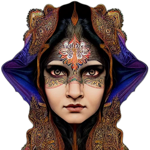 mask, face, crown, jewelry transparent PNG cut-out