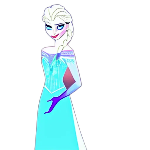 dress, staff, jewelry, cartoon transparent PNG cut-out