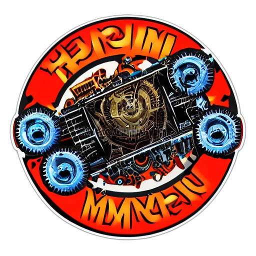 car, sticker, rock, band transparent PNG cut-out